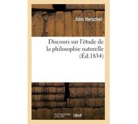 Discours sur l'étude de la philosophie naturelle