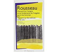 Discours sur l'origine et les fondements de l'inégalité parmi les hommes - Discours sur les sciences et les arts de Rousseau. Jean-Jacques (1995) Poche