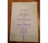 Discours Sur L'universalité De La Francophonie - Contributions Primées