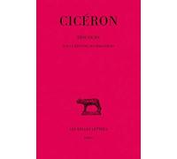 Discours, tome 13, 2e partie. Sur la réponse des haruspices