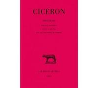 Discours, tome 7 : Pour M. Fonteius, Pour A. Cécina, Sur les pouvoirs de Pompée