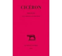 Discours, tome 13, 2e partie. Sur la réponse des haruspices