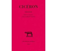 Discours, tome XVI -2 : Pour Cn. Plancius - Pour AEmilius Scaurus