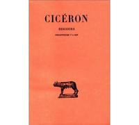 Discours. Tome XX : Philippiques V-XIV - Discours Tome 20 - Cicéron - Belles Lettres - Livre