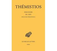 Discours Xx-Xxv - Tome 4, Discours Personnels