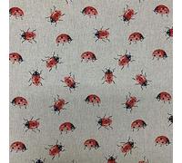 Discover Lifestyle & Fashion Fabrics Tissu en Coton Majoritaire Motif coccinelles Impression numérique 140 cm de Large Vendu au Demi-mètre