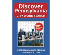Discover Pennsylvania City Word Search: Word Searches with Easy to Read Print about Cities, Towns, and Communities in Pennsylvania | 6x9 inches, 110 ... .. Gift for Vacations, Holidays, and Travel