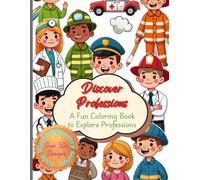 Discover Professions - Inspire young minds with depictions of firefighters, doctors, astronauts, and other exciting jobs.: A Fun Coloring Book to Explore Professions