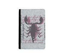 Discover World Étui portefeuille de voyage pour passeport Motif homard, multicolore, 3.7 inch x 5.8 inch, Classique