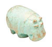 Discoveries Egyptian Imports Statue miniature authentique - Finition patine - Hippo Déesse Taweret - 6,3 cm - Fabriquée en Égypte