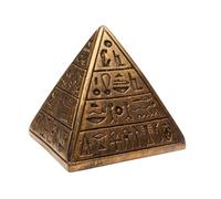 Discoveries Egyptian Imports Statue Pyramide égyptienne - Bronze - 8,9 cm - Fabriquée en Égypte
