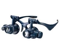 Discovery Crafts DGL 50 Handsfree Magnifying Glasses with LED Light and 4 Sets of Interchangeable Lenses