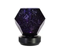 Discovery Star Sky P5 Crystal-Shaped Planetarium Projector with Colorful Projections of Stars, Constellations and Nebulae