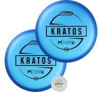 Discraft Paul McBeth Z Kratos Lot de 2 - Série Signature avec disques bleus assortis (173 g-174 g) et capuchon à pression exclusif