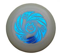 Discraft Ultimate Frisbee Ultra Star Ghost Night Glow Bleu métallique - Noctilucent