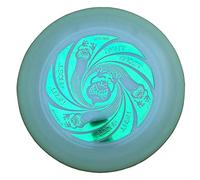 Discraft Ultimate Frisbee Ultra Star Ghost Night Glow Verde métallique - Noctilucent