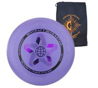 Discraft Ultrastar Disque volant 175 g avec sac de jonglage en cascade Violet recyclé