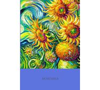 Discreet & Secure Password Book - Password Keeper 6x9", 100 Pages: Alphabetical Internet Address & Password Logbook - Remember - Swirly Sunflowers