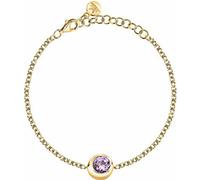 Discret bracelet doré avec améthyste Semipreziose SAXN09