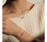 Discret bracelet doré Elan Unity DW0040021 - Longueur : 15,5 cm