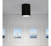 Discret Spot Plafonnier Noir Argent Rond Moderne Polyvalent Lampe Couloir Yeux