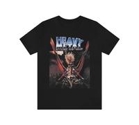 Discrete Heavy Metal Movie T-ShirtHeavy Metal 1981 ShirtMetal T-ShirtCartoon Shirt Black L
