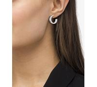 Discrètes boucles d'oreilles rondes en acier 1580526