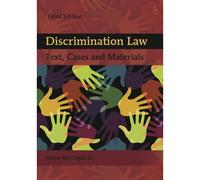 Discrimination Law: Text, Cases And Materials