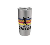 Discus Girl Track and Field Lanceur de disques Gobelet isotherme en acier inoxydable double paroi