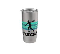 Discus Girl Track and Field Lanceur de disques Gobelet isotherme en acier inoxydable double paroi