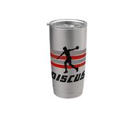 Discus Girl Track and Field Lanceur de disques Gobelet isotherme en acier inoxydable double paroi