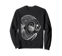 Discus Linéaire Aquariophile Sweatshirt