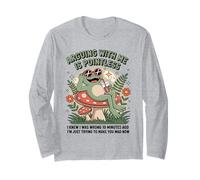 Discuter avec Moi est Inutile. Je savais Que J'avais tort. Grenouille Manche Longue