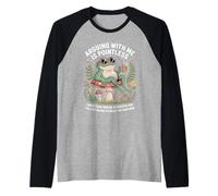 Discuter avec Moi est Inutile. Je savais Que J'avais tort. Grenouille Manche Raglan