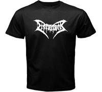 Diseber Death T-Shirt Graphic Tee Printed Top Black Black Manches Courtes(X-Large)