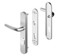 Disec ODA06245 Ensemble de sécurite blindé Blindomax Double béquille Clé i-Argent FF6-A0P54D1F F6