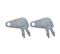 Disenparts Lot de 2 clés 7N0718 8398 8H-5306 compatibles avec Caterpillar Cat 931B 931C 933 933C 935B 935C 939 939C 941 943 951B Skidder 508 515 518C 5 525 25B 52 5C 525D 528B 530B 535B