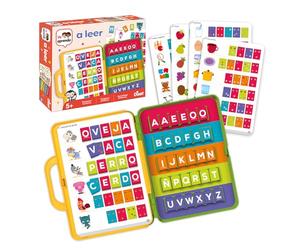 DISET 63752 J’apprends à Lire Jeu éducatif À partir de 4 Ans Mallette Incluse (Version espagnole)