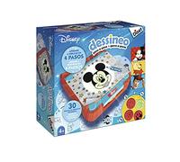 Diset - Desineo apprend à Dessiner étape par étape, Jouet éducatif pour Apprendre avec Les Personnages préférés de Disney à partir de 4 Ans