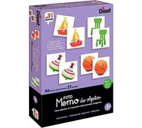 Diset - Jeu éducatif - Memo Photo Objets 68946