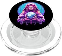 Diseuse de Bonne Aventure avec Boule de Cristal I Fortune Teller PopSockets PopGrip pour MagSafe