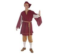Déguisement De Courtisan Médiéval Pour Homme Multicolore