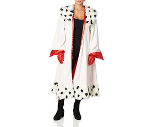 Disguise 101 Dalmatians Animated Womens Cruella Jacket Deluxe Fancy Dress Costume X-Large