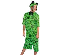 Disguise 112589T Costume classique Billie Eilish Junior pour fille | Taille enfant | 1 lot, vert, Jr (7-9)