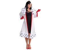 Disguise 129769E-EU Cruella Déguisement classique pour femme, rouge, taille 43