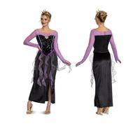 Disguise 129799E-EU Déguisement Ursula classique pour adulte, fille, multicolore