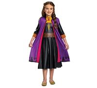 DISGUISE 140039L-EU-6 Anna Traveling Classic (Eu) Déguisement pour fille, multicolore