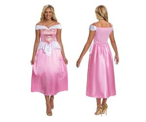 DISGUISE 158379E-EU Déguisement de princesse Disney Aurora Basic Plus pour adulte, femme, multicolore, L