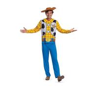 DISGUISE 158449C-EU - Déguisement Woody Basic Plus Toy Story pour homme, multicolore, taille XXL (50-52)