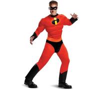 DISGUISE 66844D-EU Déguisement de Mr. Incredible Classic Muscle Adulte (Eu) pour homme, multicolore, 42-46 (XL)